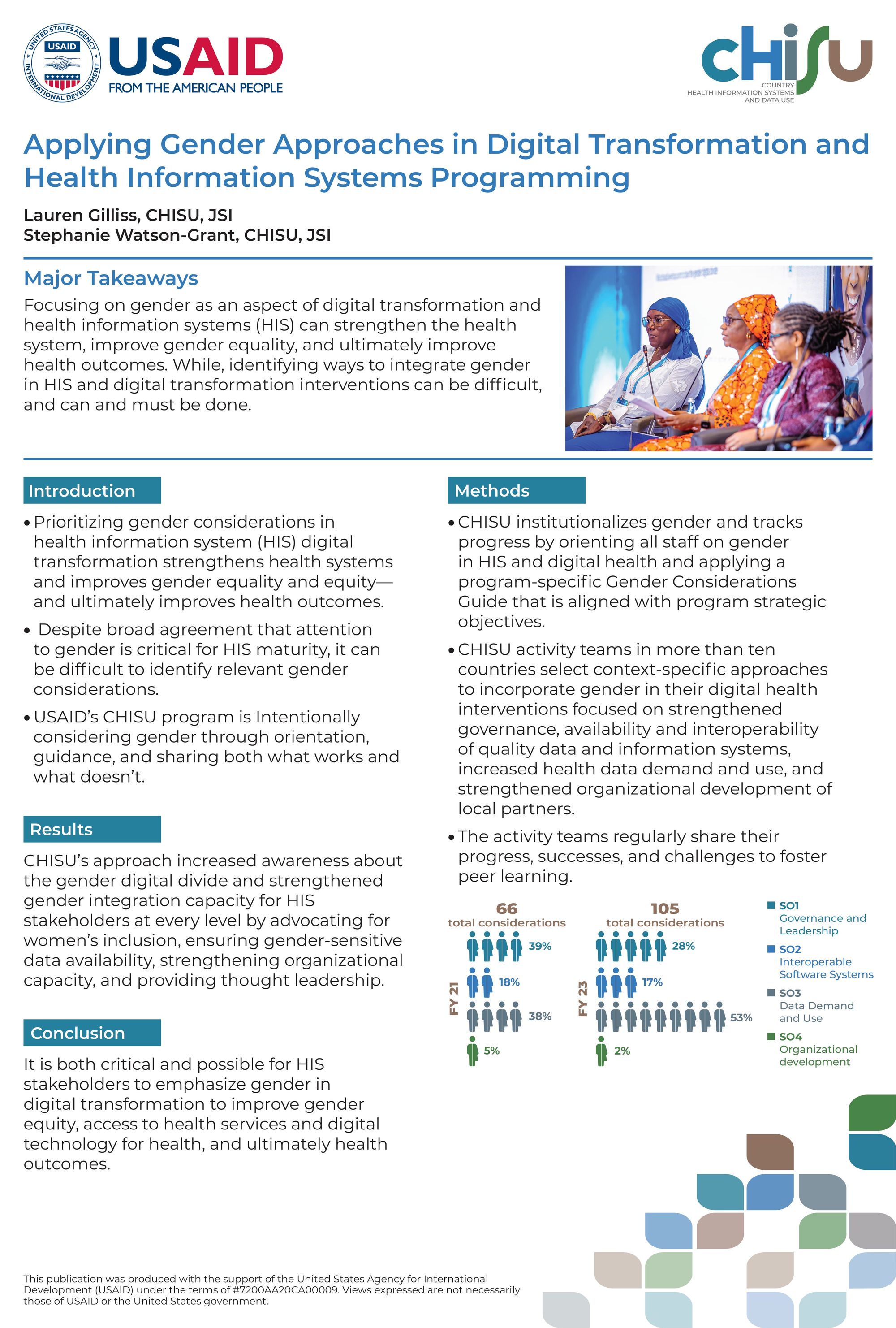 Applying Gender Approaches in Digital Transformation and Health Information Systems Programming