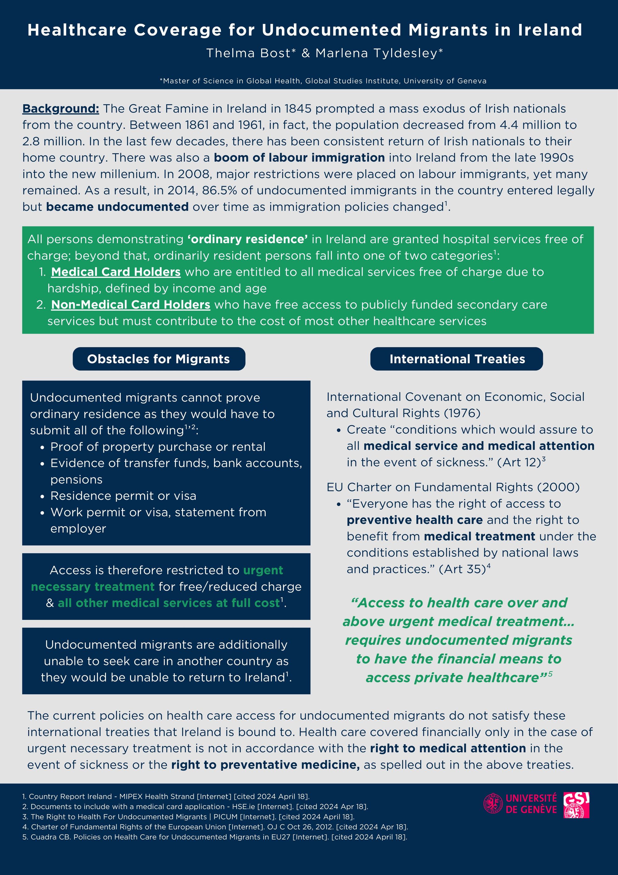 Healthcare Coverage for Undocumented Migrants in Ireland