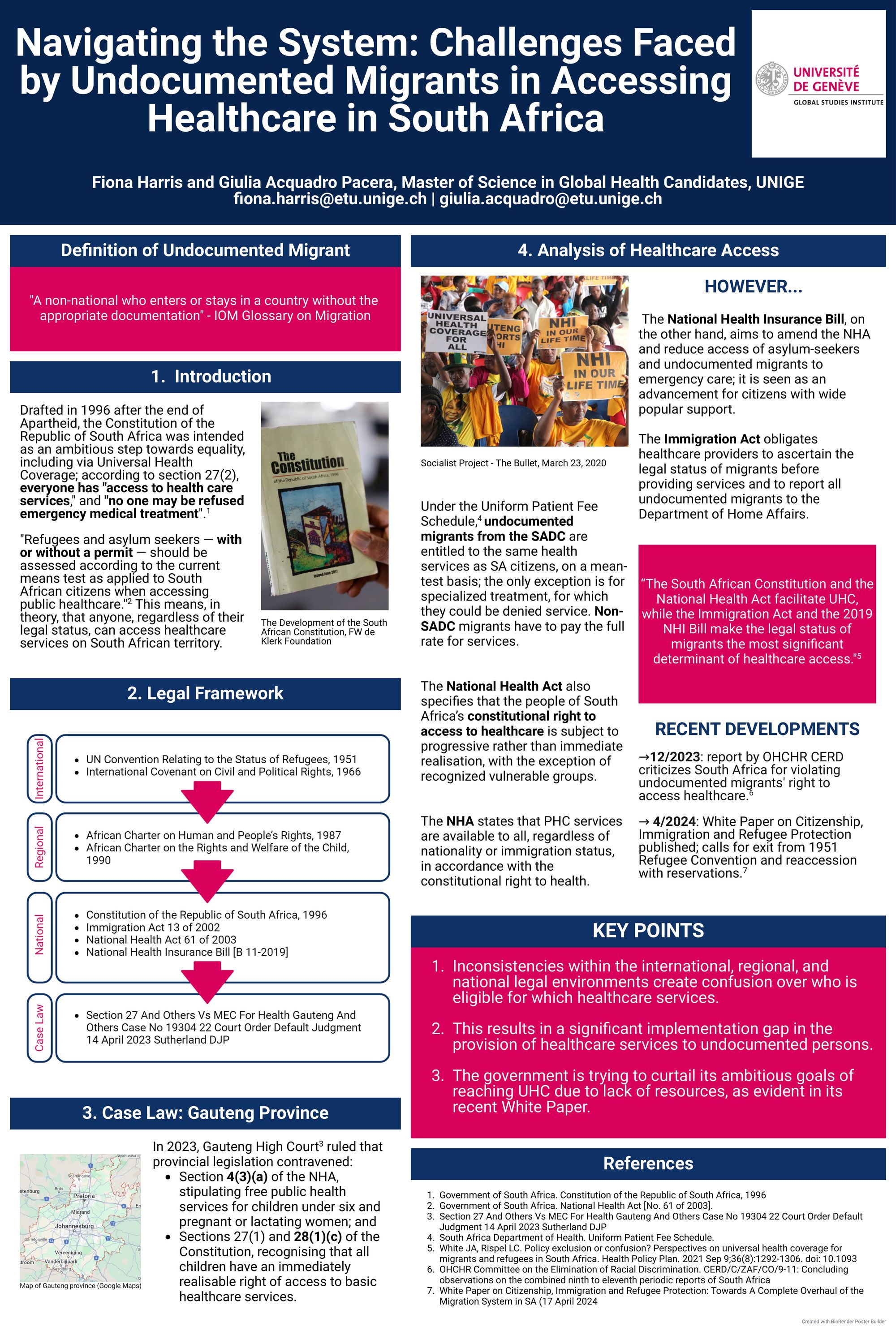 Navigating the system: Challenges faced by undocumented migrants in accessing healthcare in South Africa