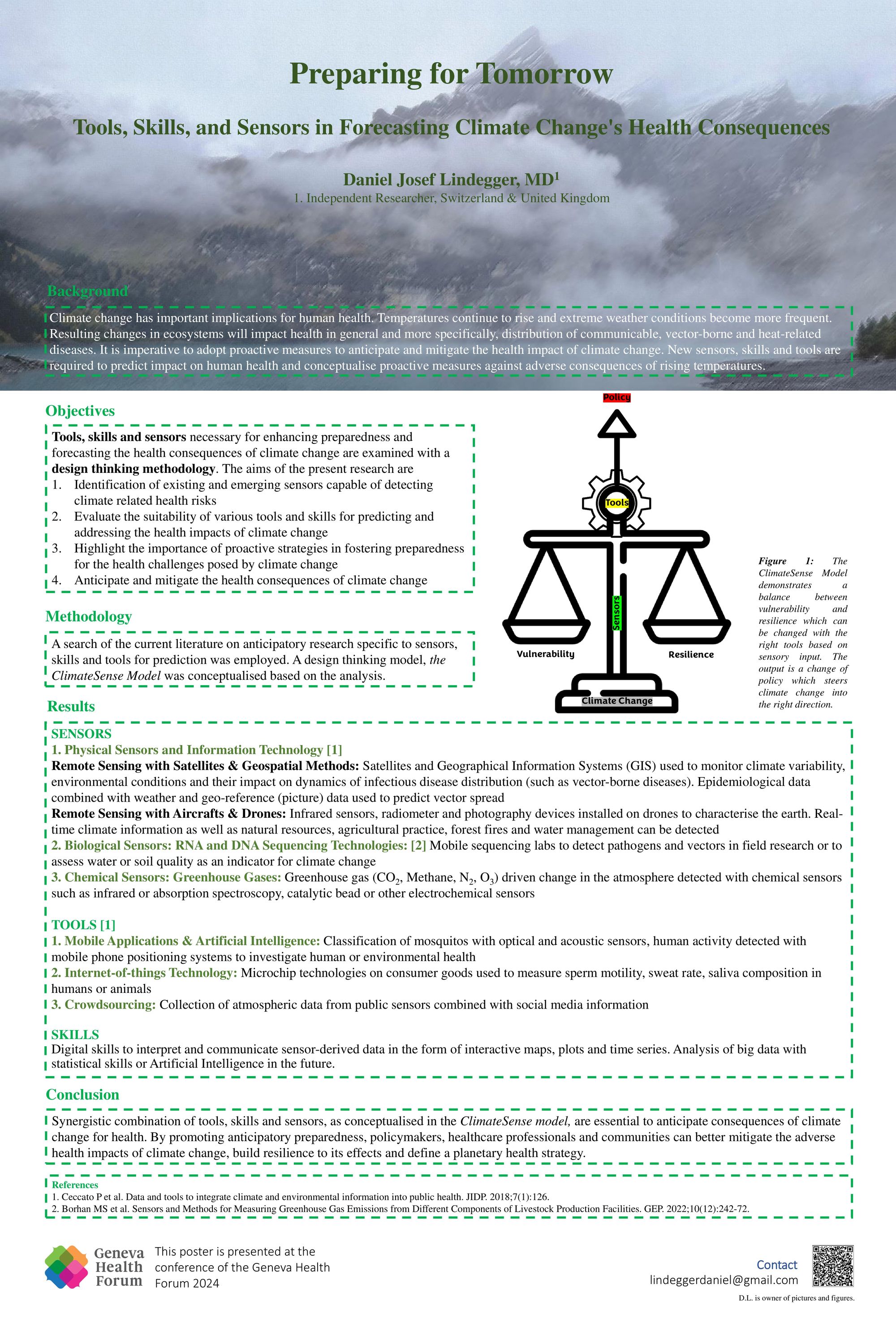 Preparing for Tomorrow: Tools, Skills, and Sensors in Forecasting Climate Change's Health Consequences